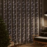 vidaXL LED svetlobna zavesa 3x3 m 300 LED lučk hladno bela 8 funkcij Cene
