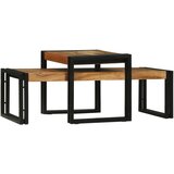 vidaXL Set stolića za kavu od masivnog bagremovog drveta | shoptok.hr