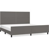  Okvir za krevet s uzglavljem sivi 200x200 cm od umjetne kože | shoptok.hr