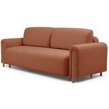 ELTAP Raztegljiva/s prostorom za shranjevanje sedežna garnitura iz tkanine bouclé v barvi terakote 244 cm Arcadova – | Shoptok.si