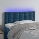  LED uzglavlje tamnoplavo 90x5x78/88 cm baršunasto | shoptok.hr