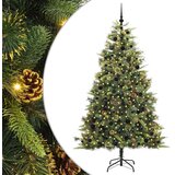  Umjetno Drvo za Božić s Šišarkama Zelena 210 cm | shoptok.hr