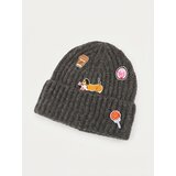 Sinsay Rebrasta beanie kapa s prišivcima | shoptok.hr