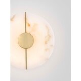 Nova Luce Krem/mjedena LED zidna lampa u kamenom dekoru Aider – | shoptok.hr