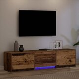 TV ormarić s LED rasvjetom Staro drvo 165 x 34 x 40 cm | shoptok.hr