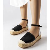 Gemre Black espadrilles with a glitter insert Myasia Cijene