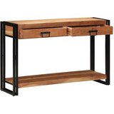  Konzolna stolica Smeđa 120 x 33 x 75 cm Čvrsto drvo akacije | shoptok.hr