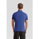 Fruit Of The Loom Niebieska koszulka męska Iconic Polo Friut of the Loom | shoptok.hr