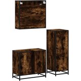  3-dijelni set kupaonskog namještaja boja hrasta drveni | shoptok.hr