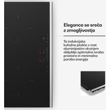 Klarstein Verosteel indukcijska kuhalna plošča, Elegantna, minimalistična, zmogljiva, 4 kuhališča, 7400 W, 60 cm | Shoptok.si