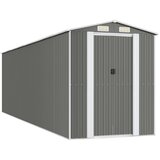  Vrtno spremište svjetlosivo 192x689x223 cm pocinčani čelik | shoptok.hr