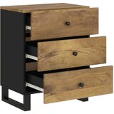  Noćni ormarić 50x33x62 masivno drvo bagrema i konstruirano drvo | shoptok.hr