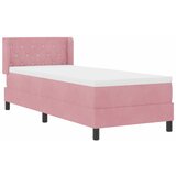  Krevet s opruga kutije Ružičasta 200 x 80 cm Baršun | shoptok.hr
