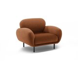 Micadoni Fotelj iz tkanine bouclé v barvi terakote Poppy – | Shoptok.si