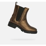 Geox Gold Hoara Women's Ankle Boots - Ladies Cene