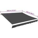 Platno za tendu antracit 3,5 x 2,5 m | shoptok.hr