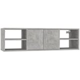  Zidna polica boja betona 102 x 30 x 29 cm konstruirano drvo | shoptok.hr