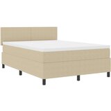  Krevet s uzglavljem s madracem Svijetlo zelena siva 140x200 cm Baršunasta tkanina | shoptok.hr