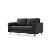  Rome - Black BlackOak 2-Seat Sofa | ePonuda.com