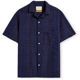 Portuguese Flannel Crupao Shirt - Navy Plava Cijene