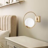 Opviq zidna lampa Dolunay-3912, 15x31x28cm, IP20, Zlatno-bela boje | ePonuda.com