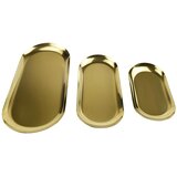 Sinsay Set zlatnih pladnjeva za posluživanje 3 pack | shoptok.hr