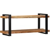 Maison Chic Stenska polica - Viseča Polica 110x33x45 cm Masivni les Akacija, (21793543) | Shoptok.si