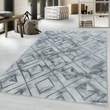 XXXL TKANA PREPROGA Naxos 3811 silber 140/200 cm tkano srebrne barve | Shoptok.si