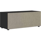 vidaXL TV omarica VISNES Črna 100x40x38 cm Izoblikovan les | Shoptok.si