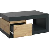 Modern Living Klubska Miza Luci, Antracit, Barva Hrasta | Shoptok.si
