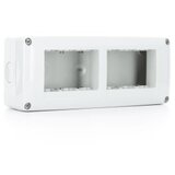 GEWISS GW27005 zaštićeno kućište za sistemske uređaje - horizontalno višestruko - 6 banda - modul 3k2 - ral 7035 siva - ip40 u