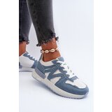 Boto Women's Denim Sneakers Made of Eco Leather Blue Kaimans | Shoptok.si