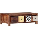 vidaXL Stolić za kavu 90 x 50 x 30 cm od masivnog drva šišama | shoptok.hr