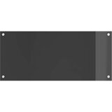 vidaXL Kuhinjska zidna obloga Tamno siva Staklo 90 x 40 cm Elegantno | shoptok.hr