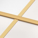  Klizna vrata zlatna 76x205 cm matirano staklo ESG i aluminij | shoptok.hr