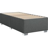  Krevet s oprugama i madracem tamnosivi 90 x 190 cm od tkanine | shoptok.hr