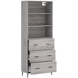  Visoka komoda siva sonome 69,5x34x180 cm od konstruiranog drva | shoptok.hr