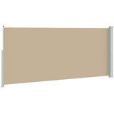  Retraktabilna bočna tende Bež 600 x 200 cm Poliester | shoptok.hr