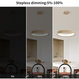  Brilagi - LED prigušiva luster na sajli FALCON MODERN LED/54W/230V 60 cm bež + daljinski upravljač | Eponuda.com