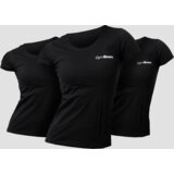GymBeam Women‘s Basic T-Shirt 3pack Black