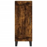  Visoka komoda dimljeni hrast 34,5x34x180cm konstruiranog drva | shoptok.hr