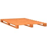  posteljni okvir iz palet rjava trdna borovina 200x200 cm, (20606362) | Shoptok.si