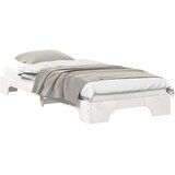  Krevetna konstrukcija Bijelo 100 x 210 cm Čvrsto borovo drvo | Eponuda.com