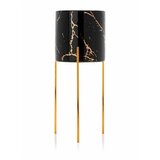  Stalak za cveće NILA 28x11 cm crna/zlatna | Eponuda.com