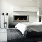 Kratki Zidni bio kamin Juliet 1500 tuv, Crni | Eponuda.com