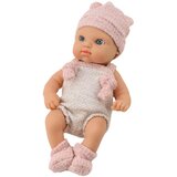  Lutka beba, ružičasta odjeća, kapa, podbradak, 18 cm | shoptok.hr