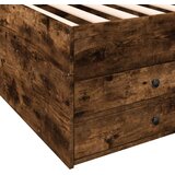 vidaXL Dnevni krevet s ladicama boja dimljenog hrasta 90x190 cm drveni | shoptok.hr