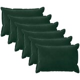  Presvlaka za jastuk 6 pcs HOUTEN Tamnozelena 40 x 60 cm Baršun | shoptok.hr