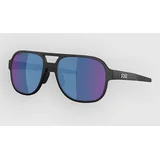 A006 Matte Black Soncna ocala smoke w blue multi