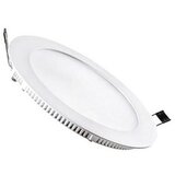  6W vgradni LED panel 4000K okrogli beli cene